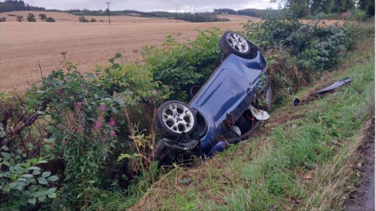 Driver ‘lucky to escape injury’ after crash ‘without licence or insurance’