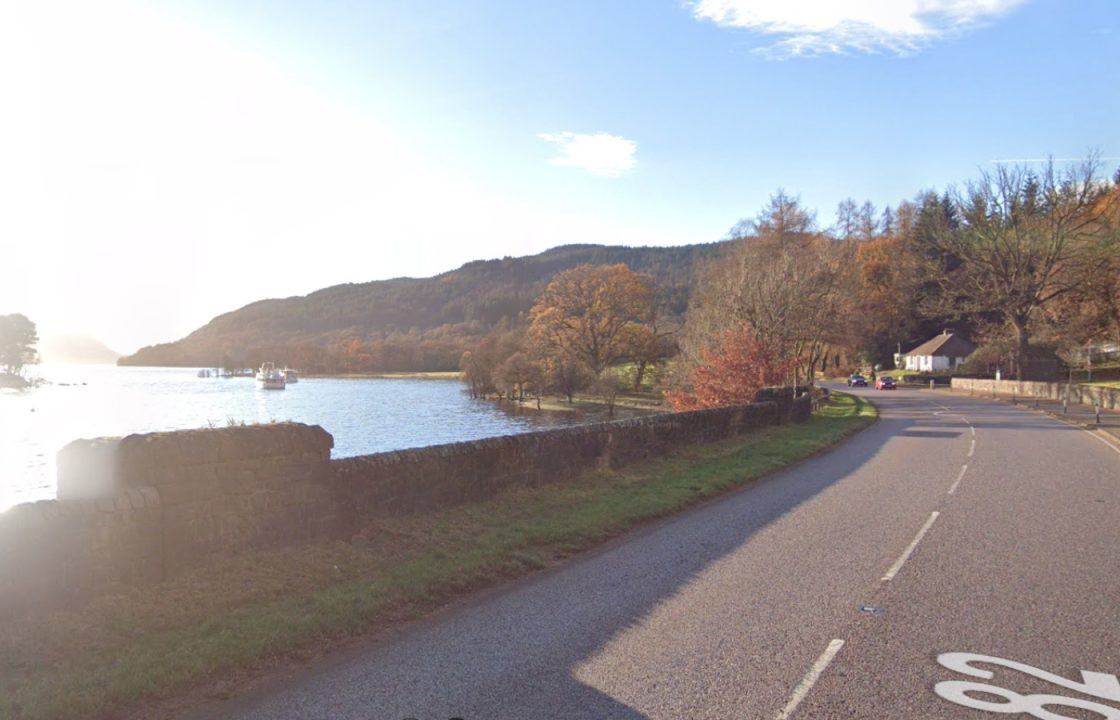 Woman in hospital after one-car crash on A82 near Loch Lomond