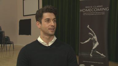 Scottish ballet star Reece Clarke returns to perform in front of home audience in Airdrie, North Lanarkshire