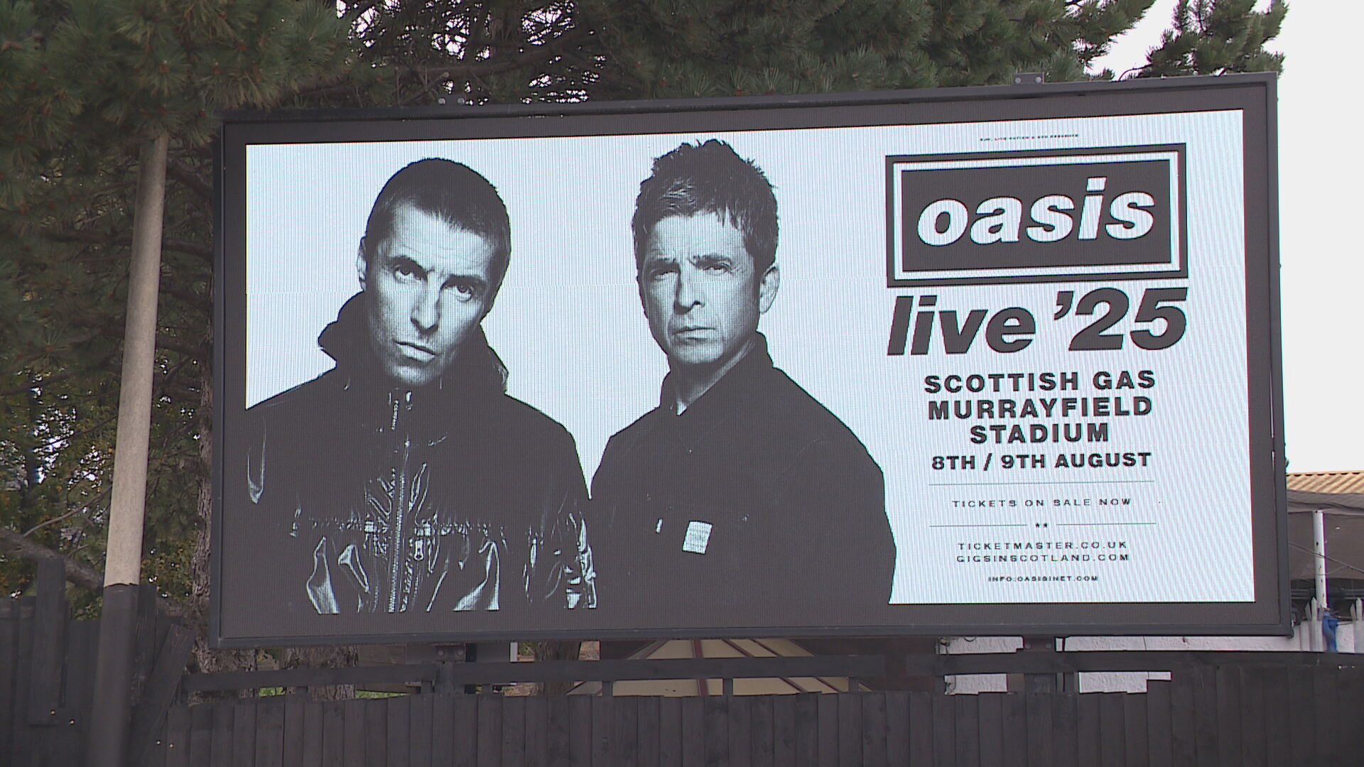 Oasis are set to play at Murrayfield in August.