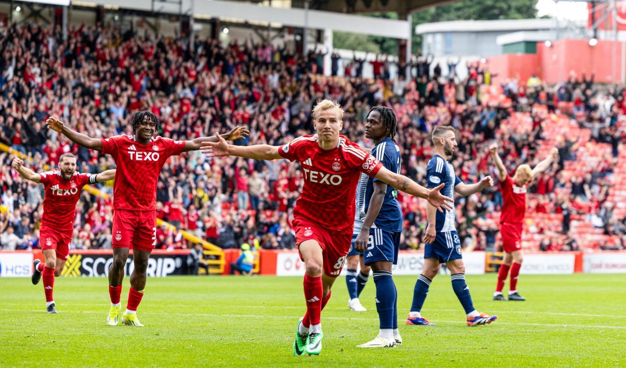 Aberdeen hit late winner to beat Queen’s Park and reach League Cup quarter-final