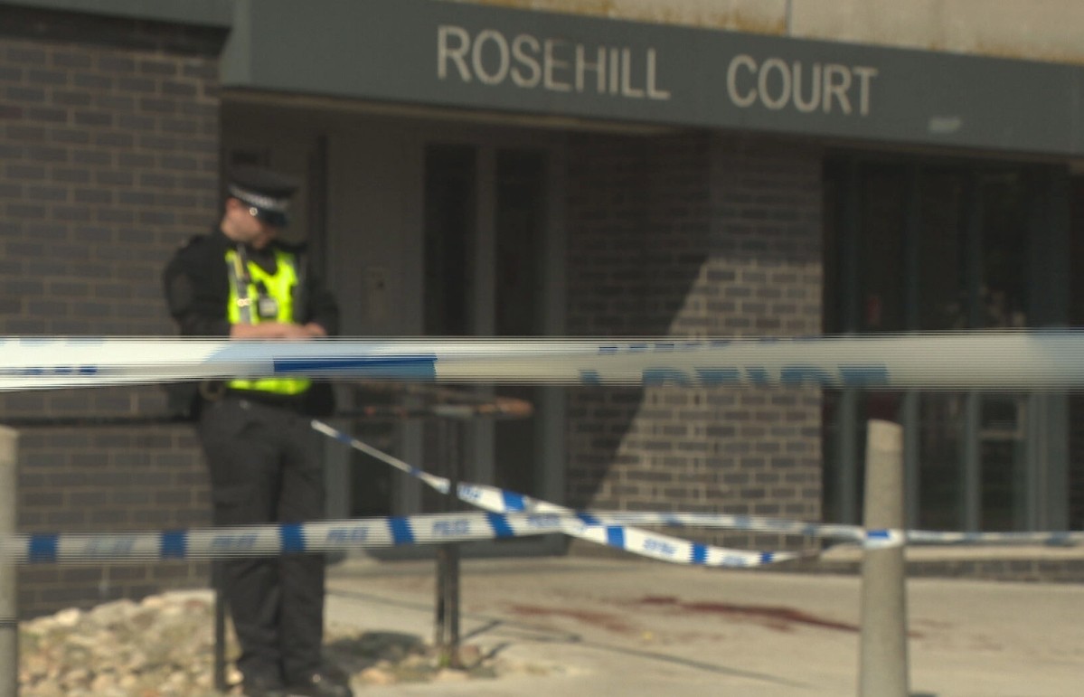 Rosehill Court: Man arrested after stabbing. 