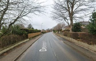 Two men in hospital following single-vehicle crash on B9025 near Turiff