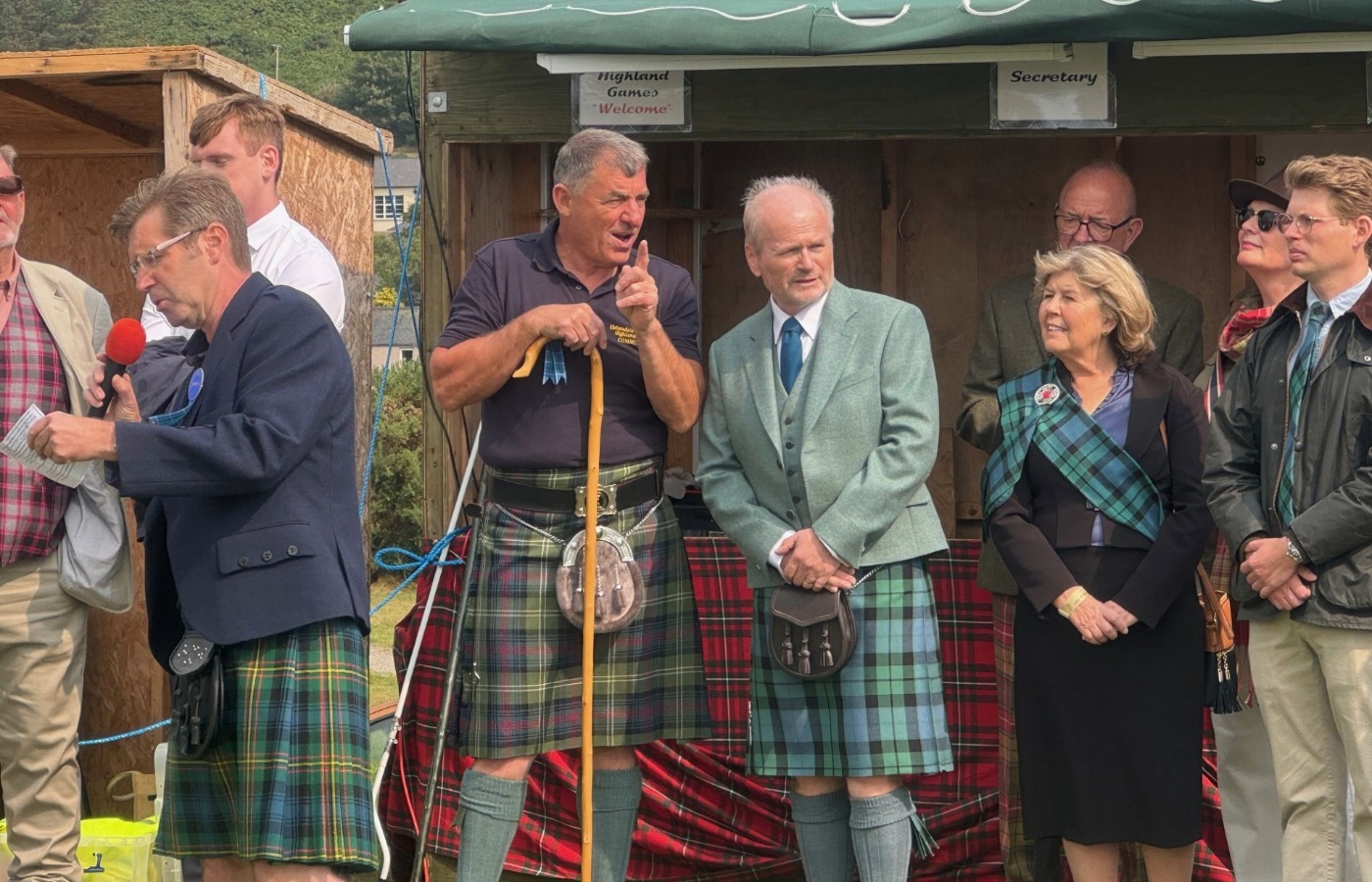 David Mackay returned from his American home to his birthplace of Helmsdale on the Sutherland coast to host the popular annual event. 