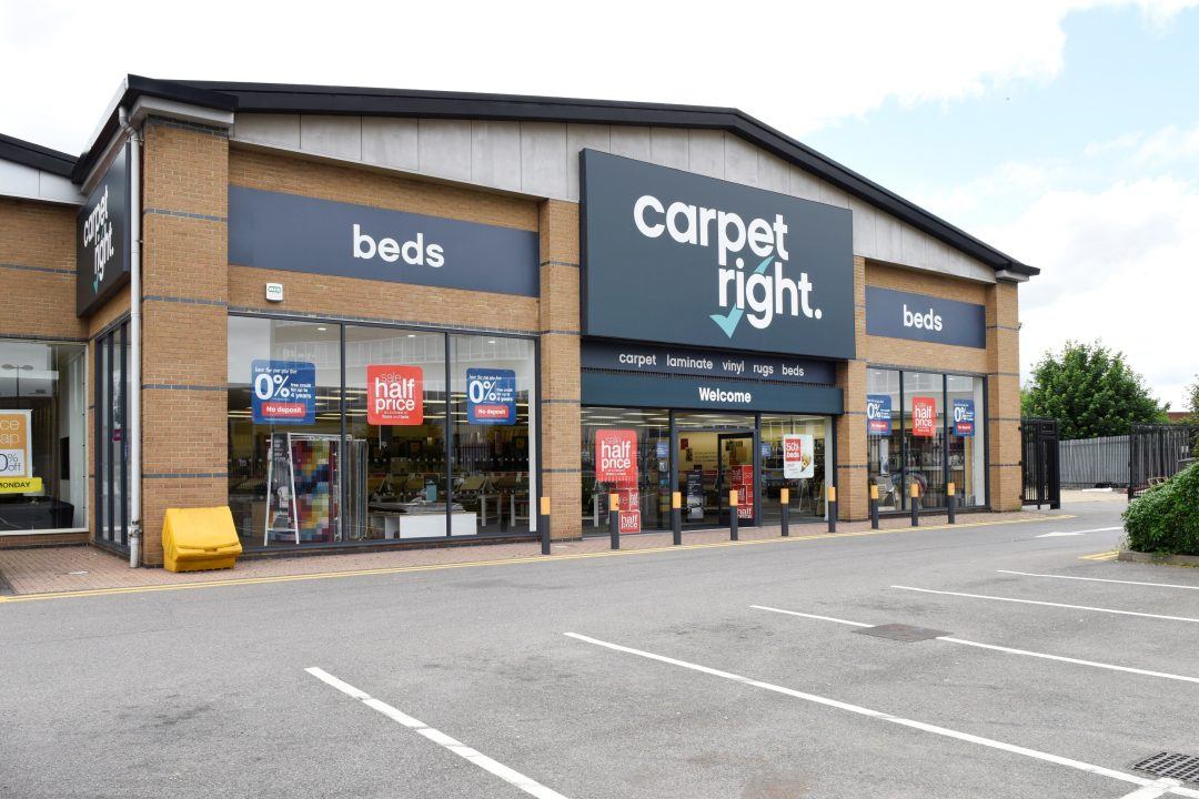 Carpetright: Two Scottish stores rescued by Bensons for Beds