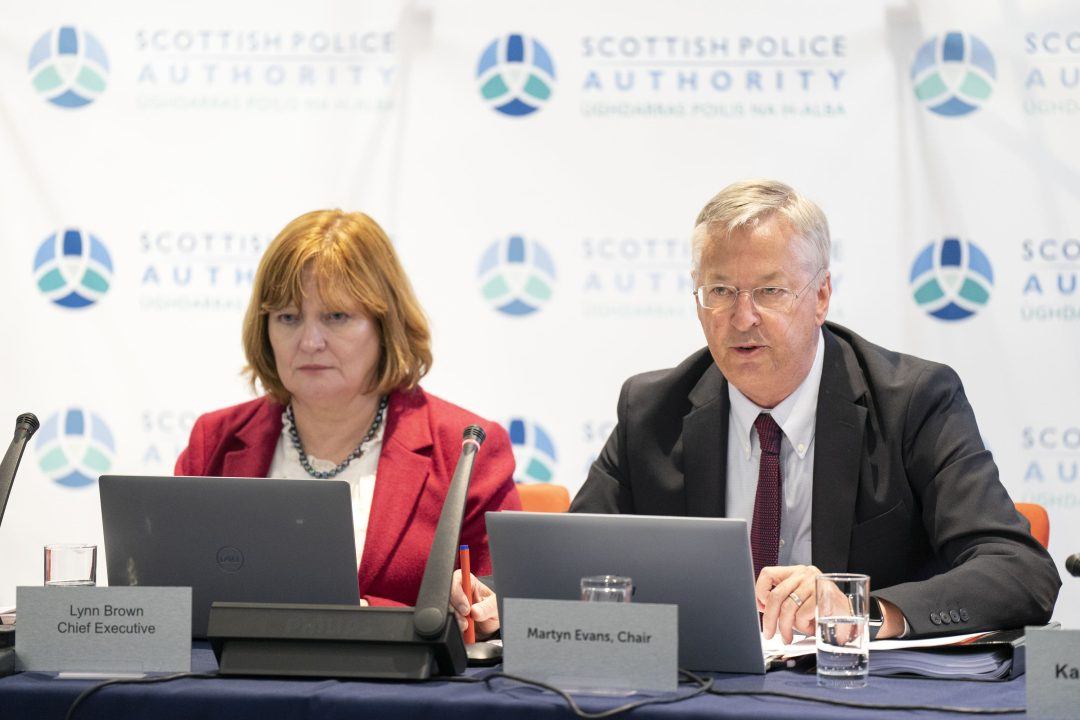 Scottish Police Authority chairman and chief executive to step down