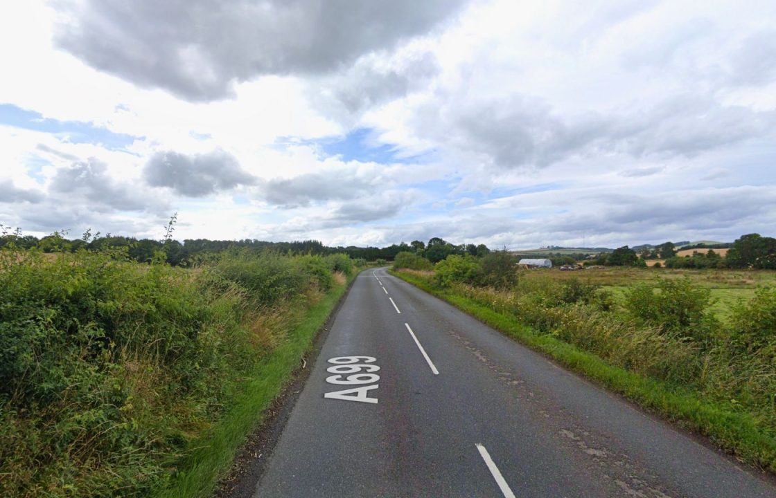 Two kids and two adults taken to hospital after two-car crash in Scottish Borders