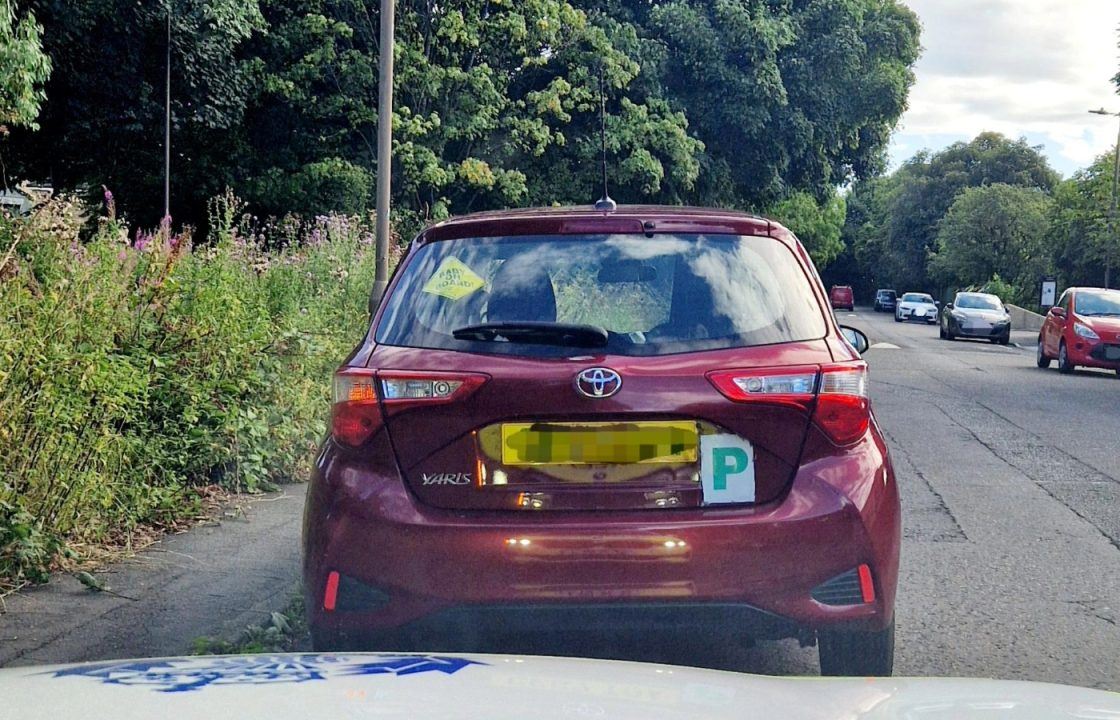 Driver fined after toddler spotted ‘standing between two front seats’