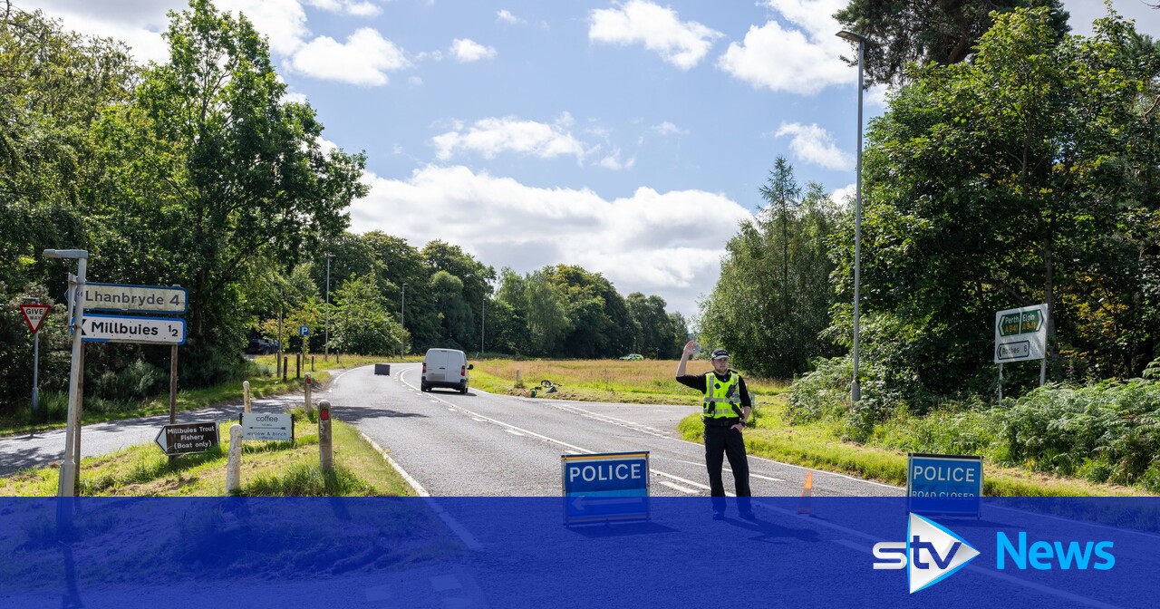 Cyclist, 75, taken to hospital after crash with van in Elgin | STV News