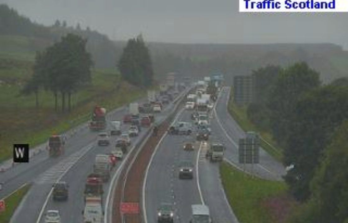 ‘Two-vehicle’ crash blocks M8 at rush hour as police respond near Shotts