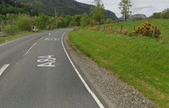 Man in hospital after crash causes road closure in both directions near Callander