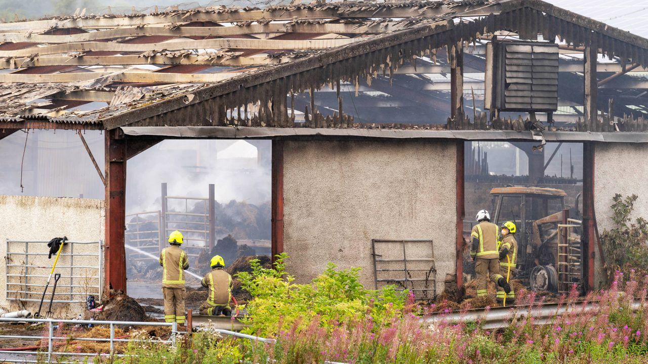 Girl, 13, charged after Highland farm barn ‘set on fire’