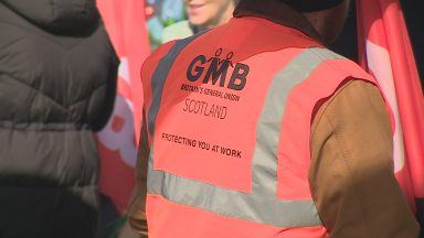 Asda staff demonstrate outside store amid pay dispute