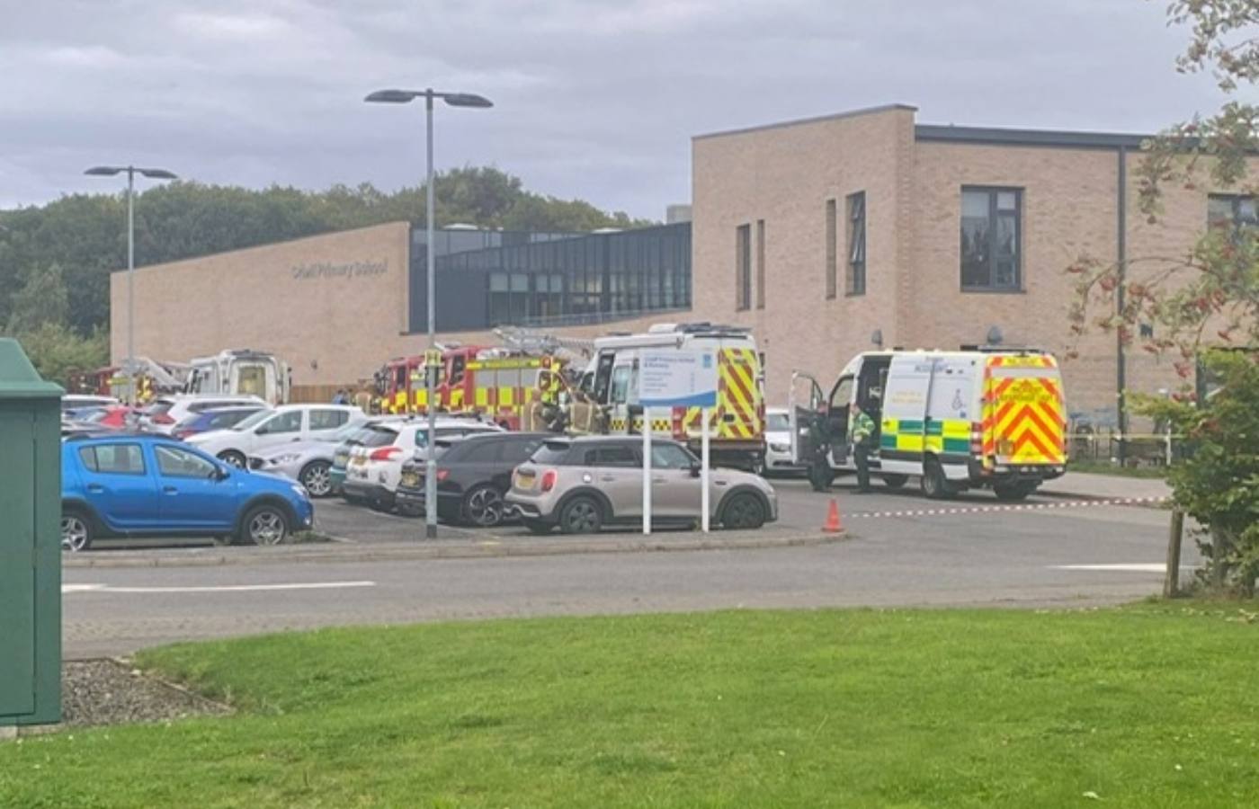 It led to 11 people being taken to Ninewells Hospital in Dundee and the school closed as a precaution.