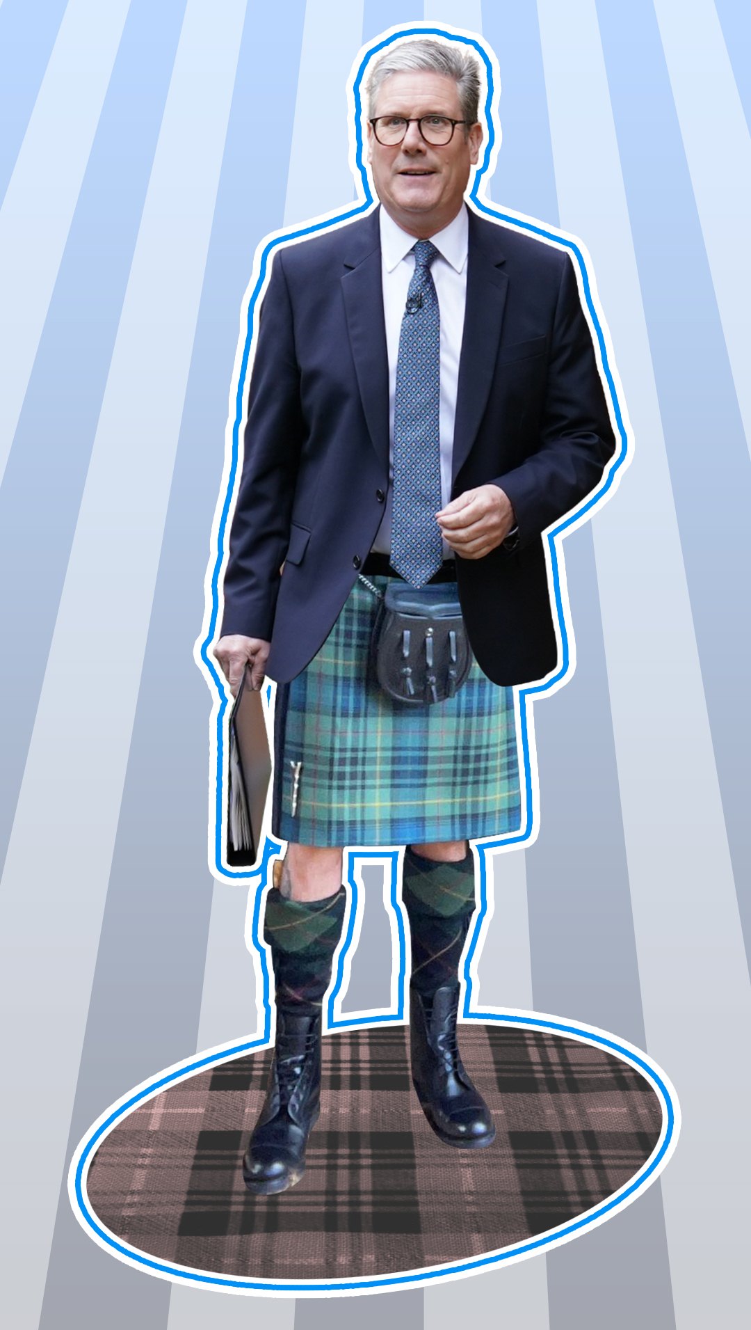 Keir Starmer rejects the offer of a free kilt from an Edinburgh kiltmaker.