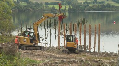 Milestone reached in rebuilding of historic Crannog site