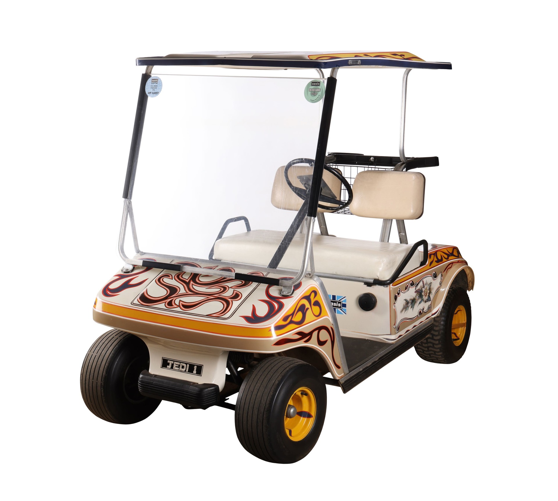 Noel Gallagher’s golf buggy will be part of the Propstore auction (Propstore/PA) 