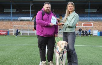 Visually impaired football fan becomes first to visit every SPFL stadium with guide dog