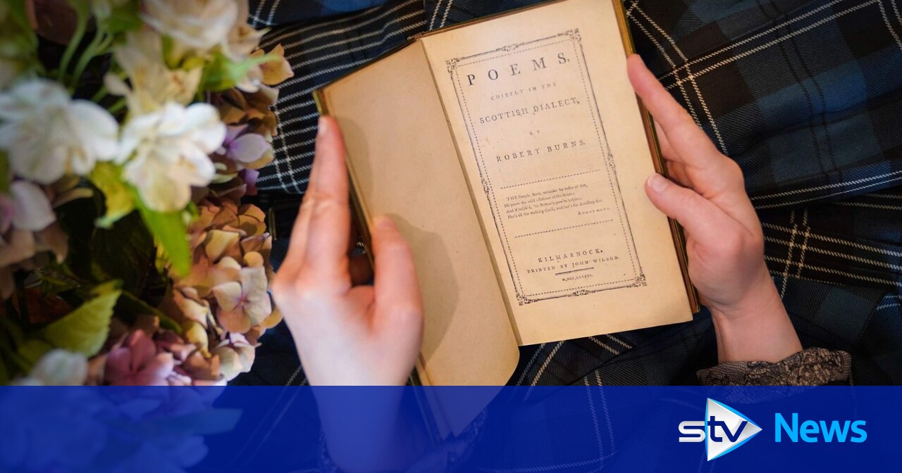 First edition Robert Burns book of poetry to be sold at auction