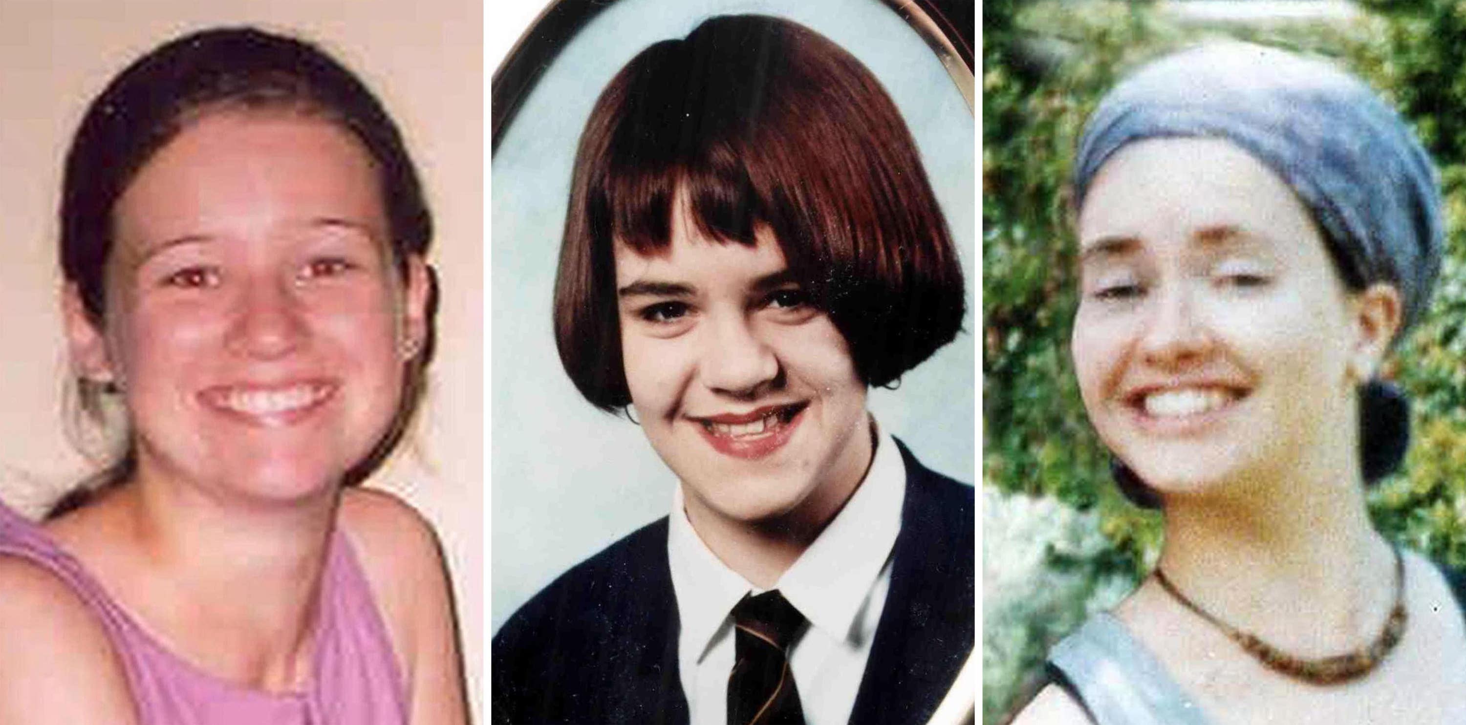 Tobin’s victims, left to right, Angelika Kluk, Vicky Hamilton and Dinah McNicol. 