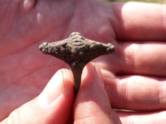 A close-up of the ring (University of Aberdeen/PA).