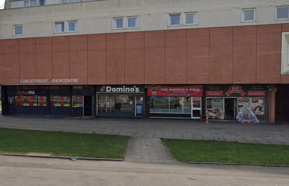 Two men knocked down by van outside shopping centre in Aberdeen