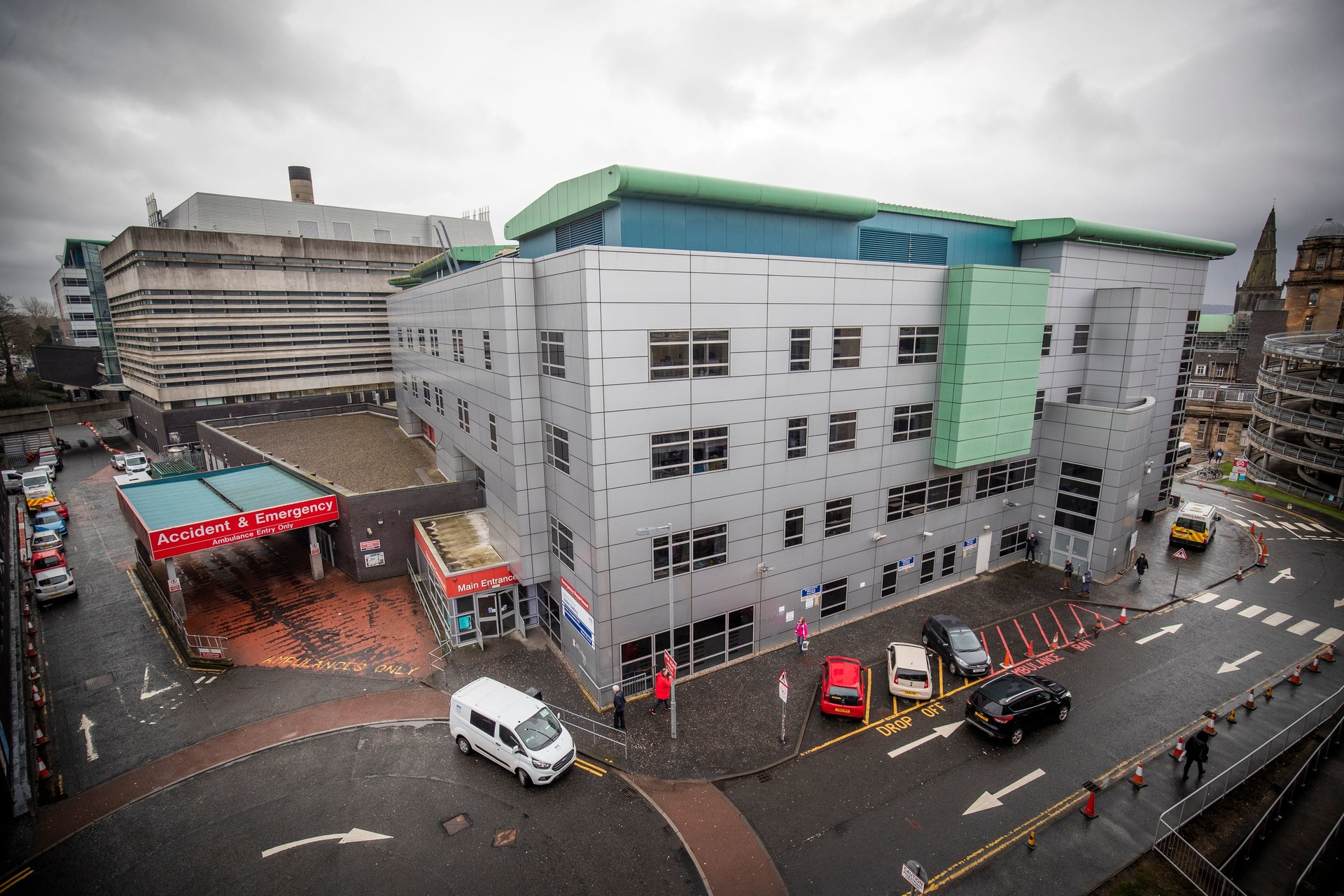 Healthcare Improvement Scotland visited the A&E department at Glasgow Royal Infirmary in April – with ‘significant patient safety concerns’ leading to an inspection of the whole hospital two months later (Jane Barlow/PA) 