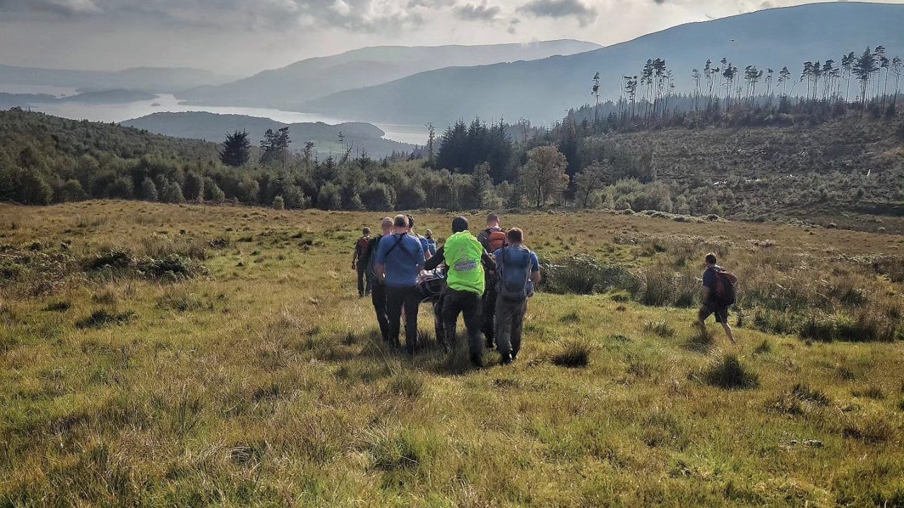 Hillwalker rescued from Ben Lomond after suffering lower leg injury