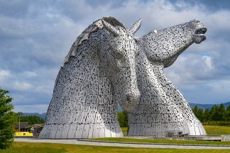 Inside of The Kelpies finally revealed as Scottish Canals launch tours to raise money for charity