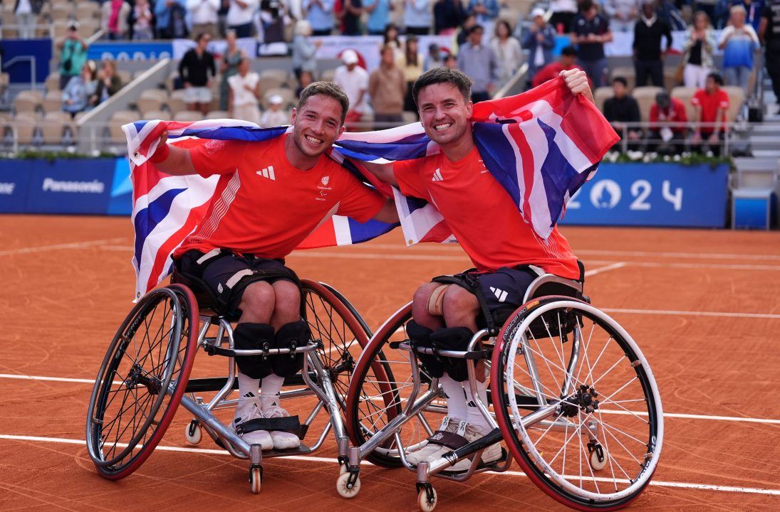 Scots wheelchair tennis player Gordon Reid and Alfie Hewett complete