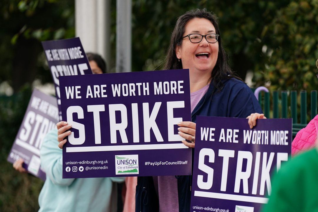 Union considers extending strike ballot to all its council workers over pay