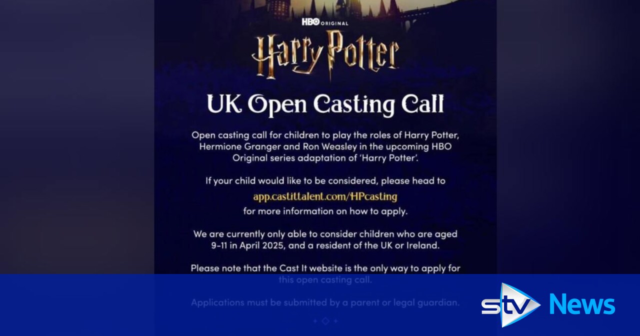 HBO launches UK-wide casting call for upcoming Harry Potter series based on JK Rowling books