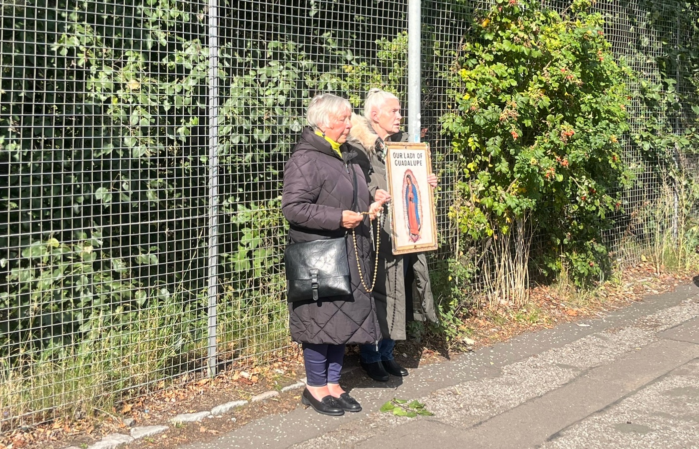 Anti-abortion protest at QEUH as buffer zones begin