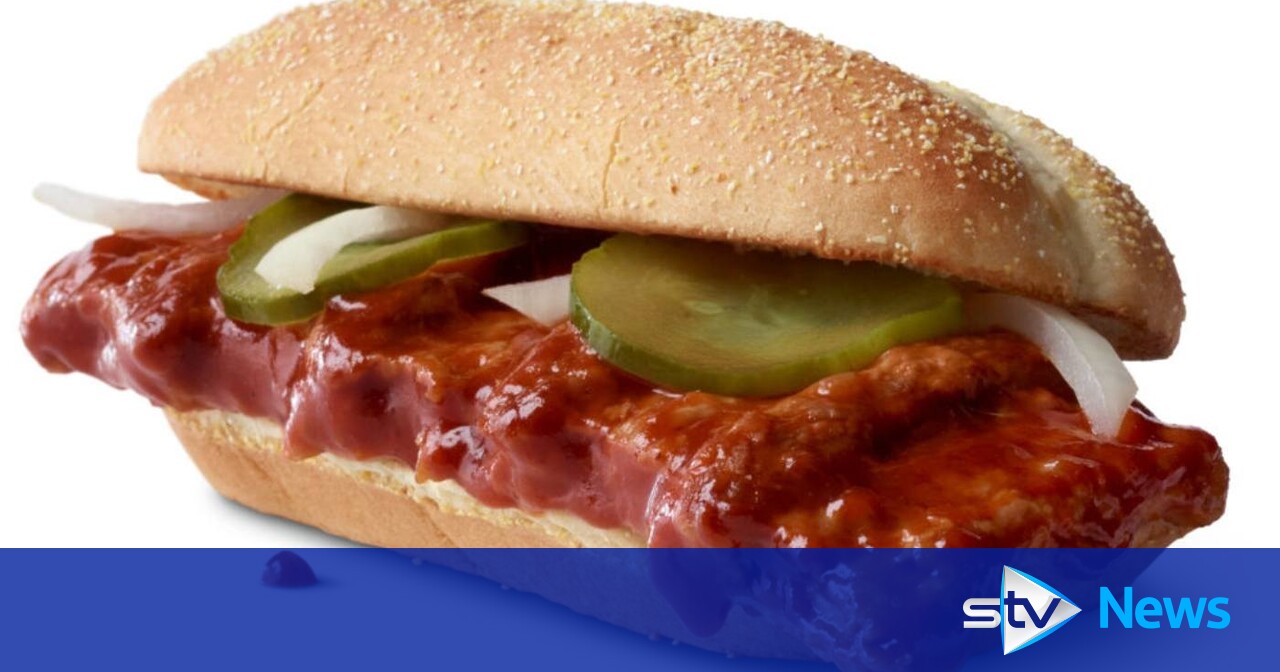 McRib to return to McDonald’s menus after almost a decade