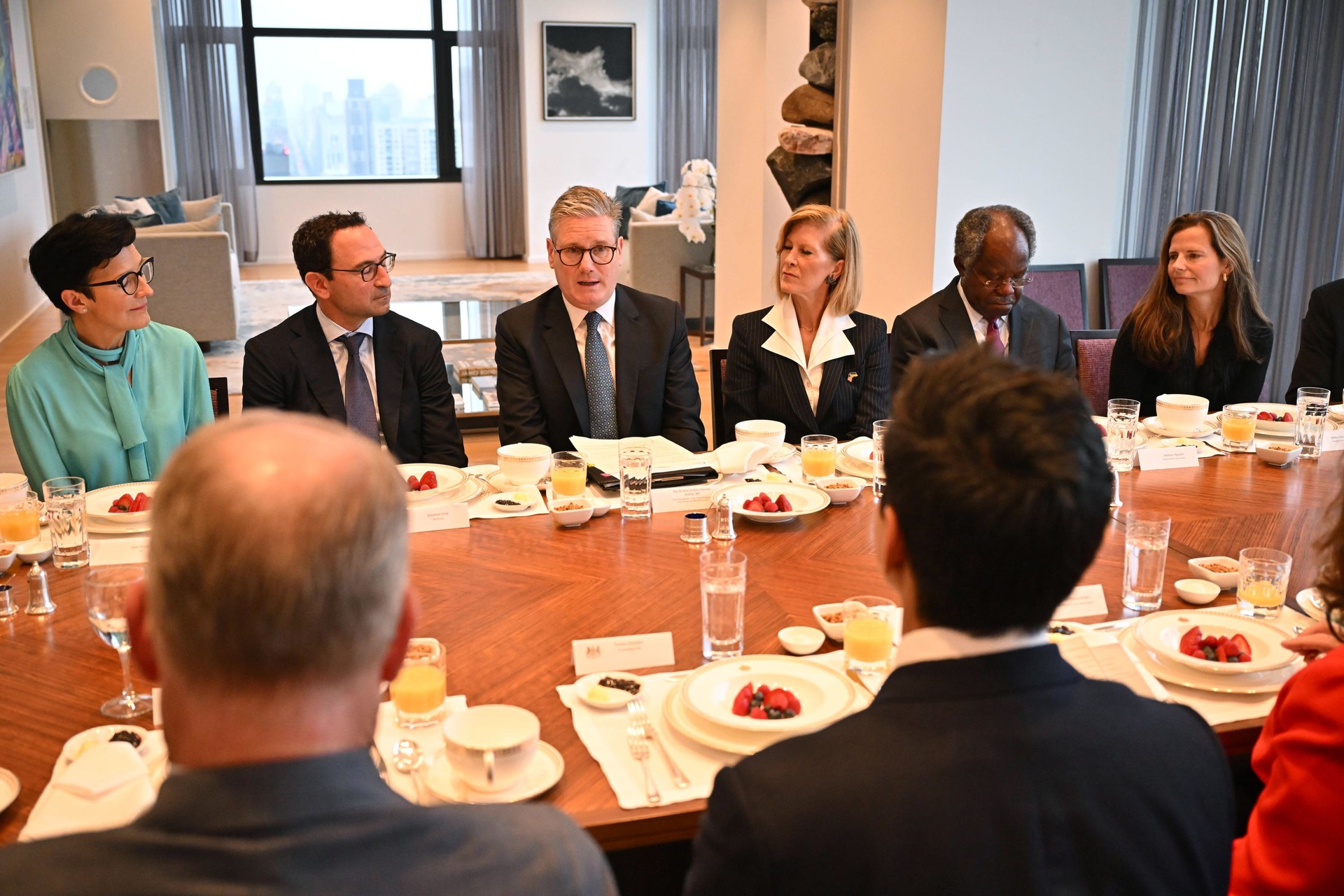 Prime Minister Sir Keir Starmer held a breakfast meeting with US investors while he was in New York (Leon Neal/PA).