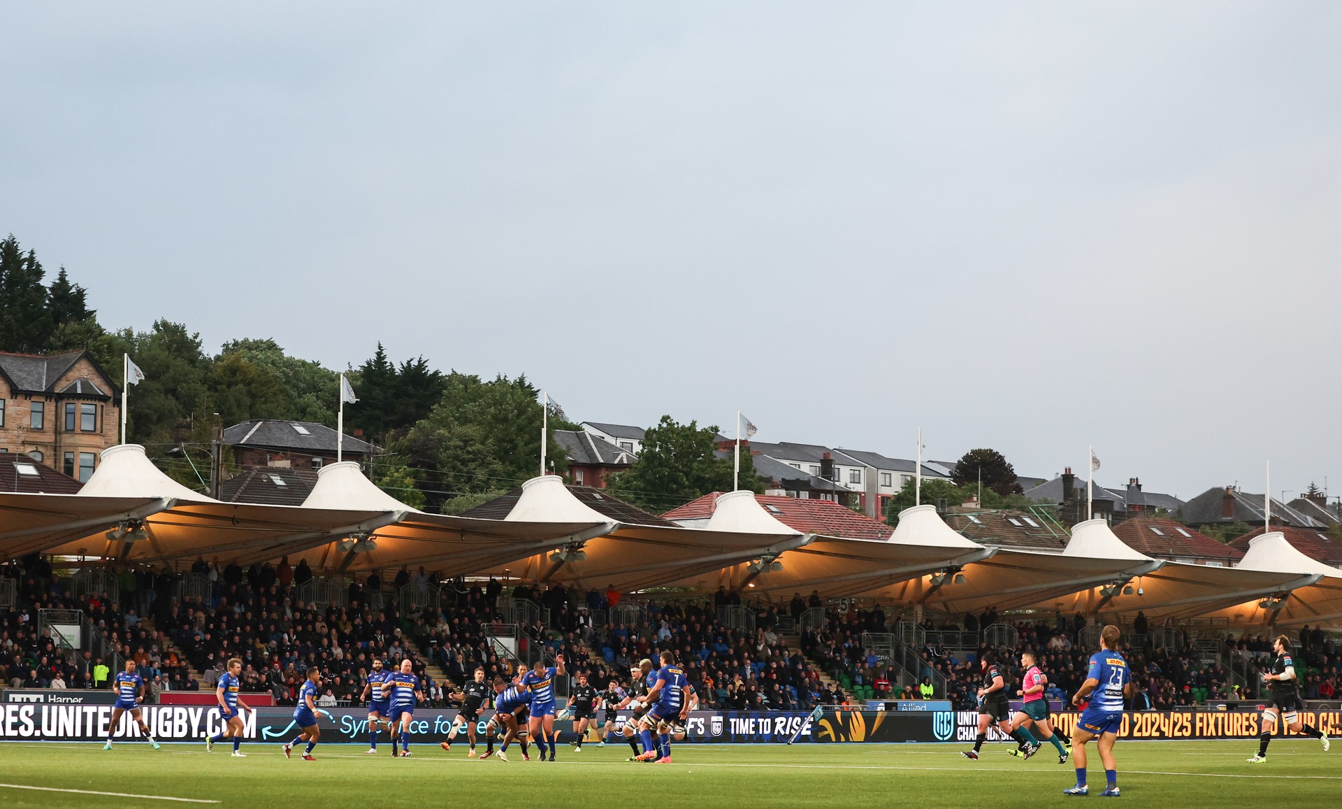 Facilities at Scotstoun Stadium are part of the 'sustainable' plan.