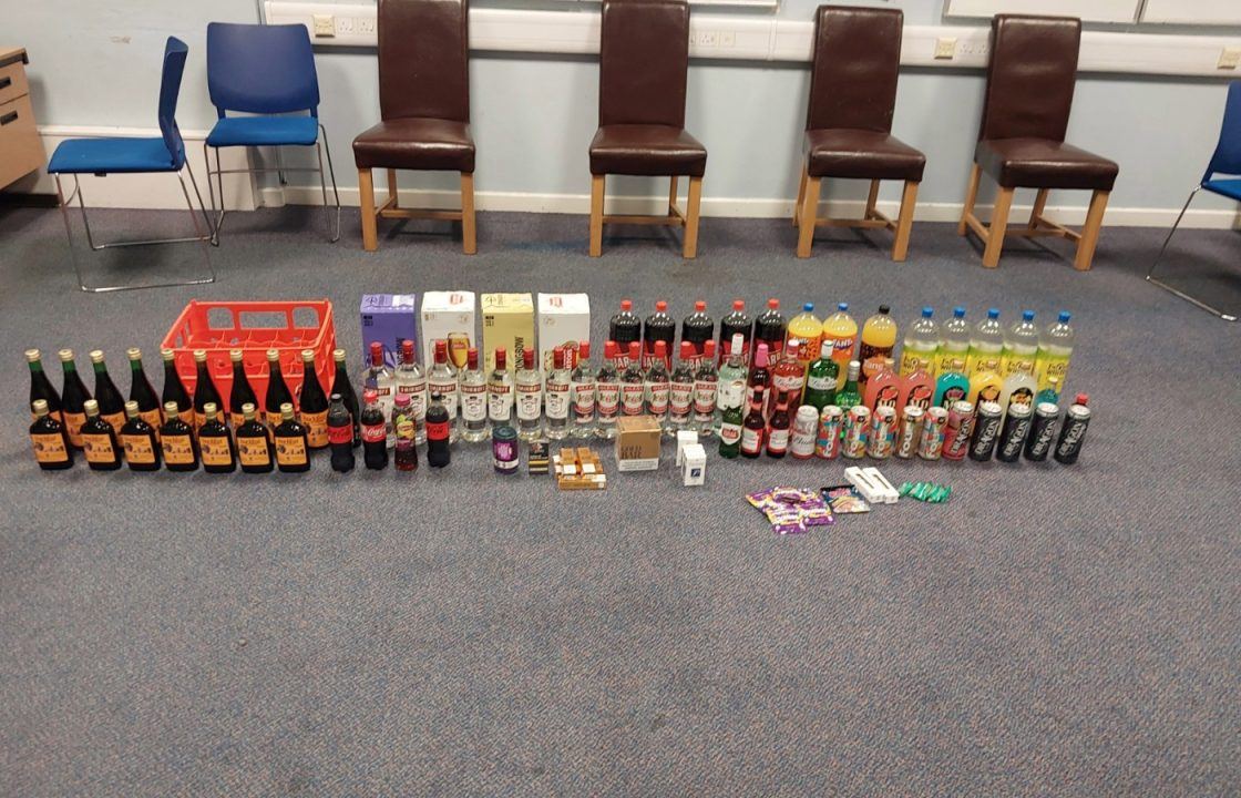 Drugs, knife, hammer and 17 bottles of Buckfast found as police stop car in Glasgow