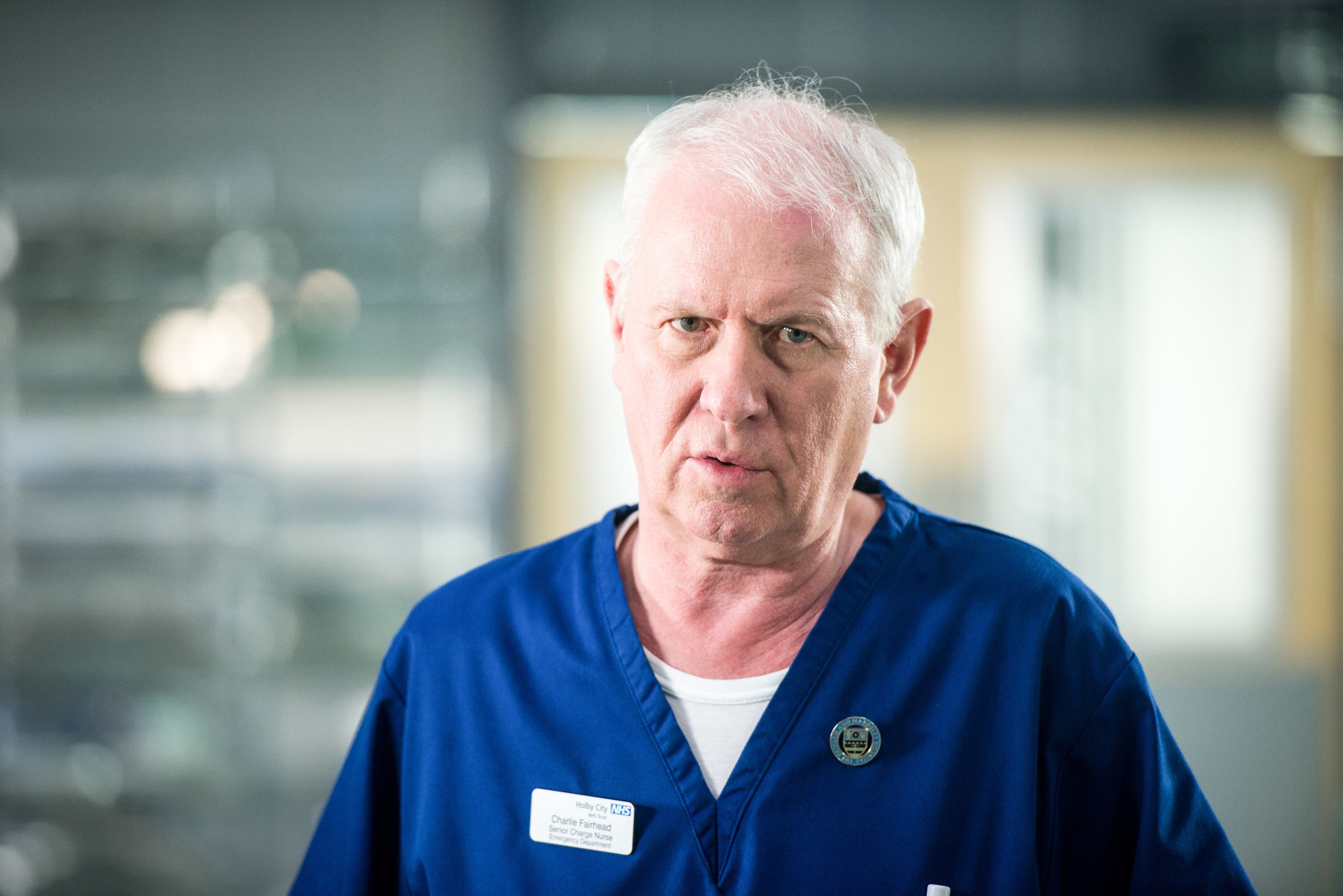 The latest series has seen the departure of Casualty’s longest-serving character Charlie Fairhead, played by Derek Thompson (Warren Orchard/BBC/PA) 