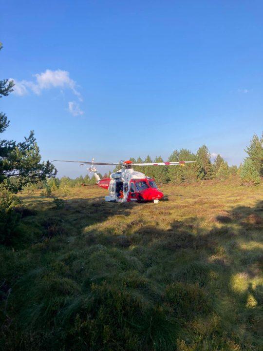 Injured mountain biker airlifted to hospital after crashing in Cairngorms National Park