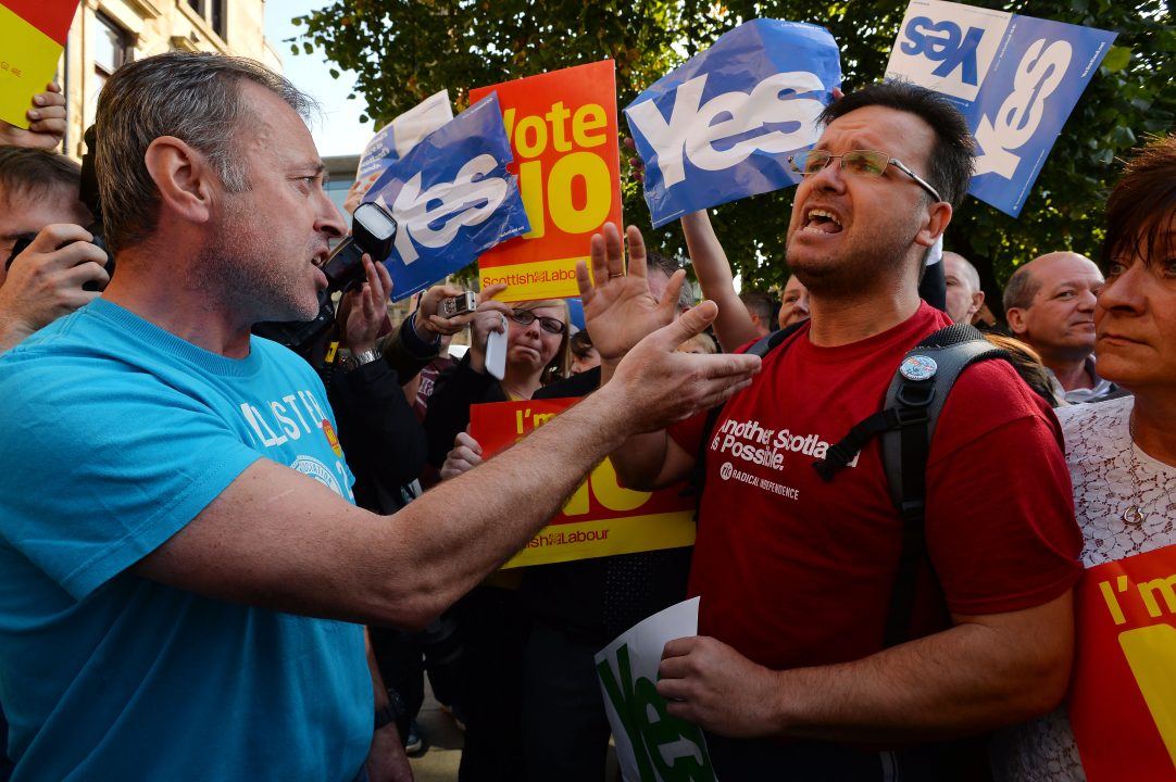 The independence referendum was an incredible time – Scots had never been more engaged in politics