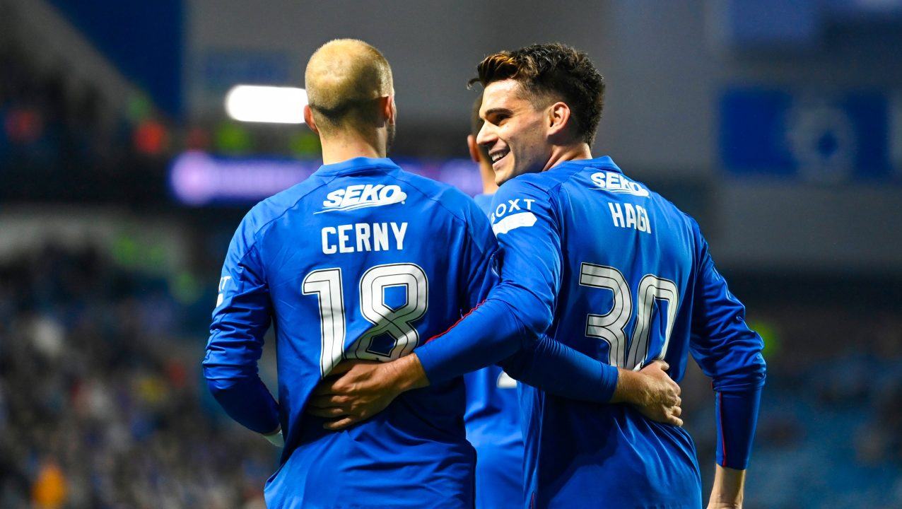 Vaclav Cerny bags brace as 10-man Rangers bounce back to winning ways