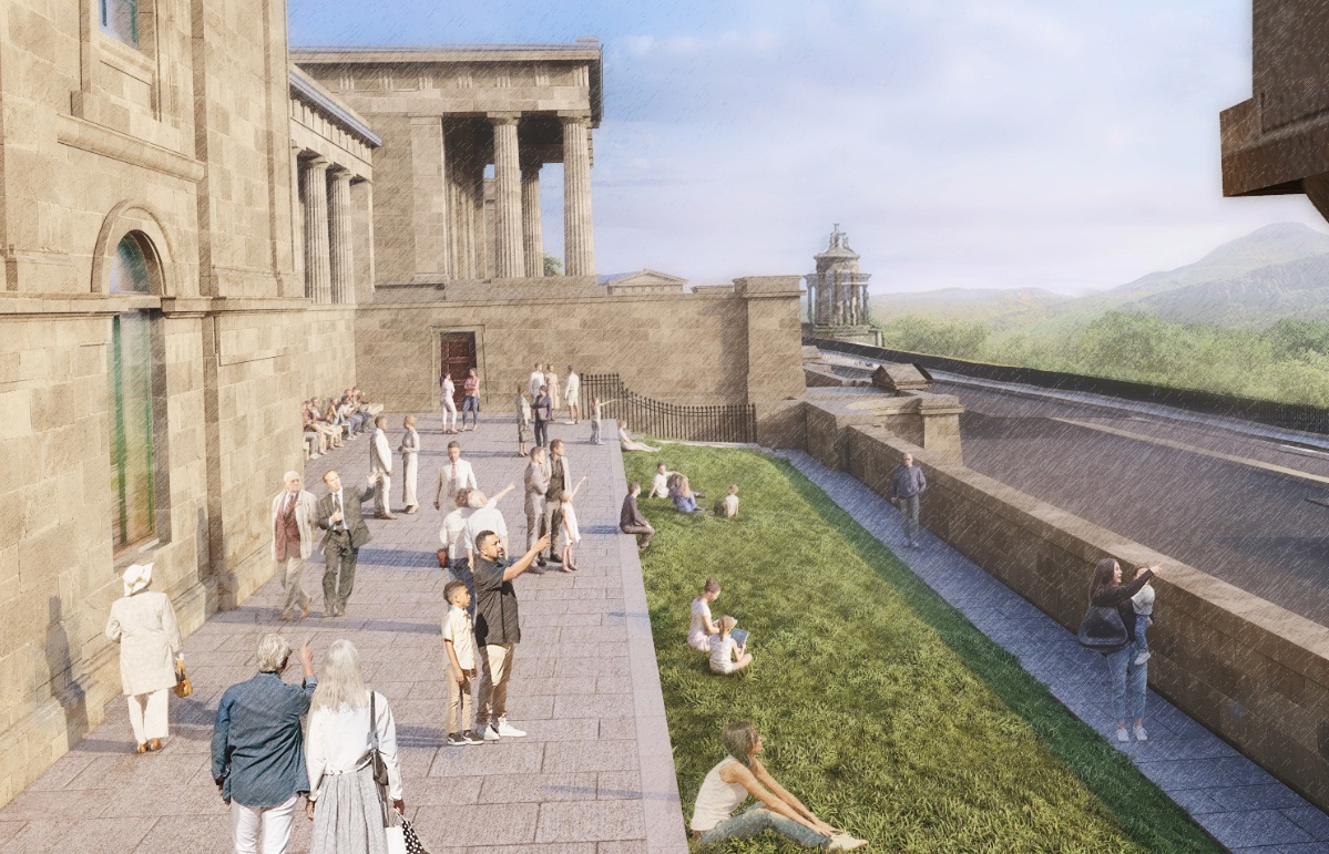 The gardens will be the first new public garden space in Edinburgh city centre for two centuries.