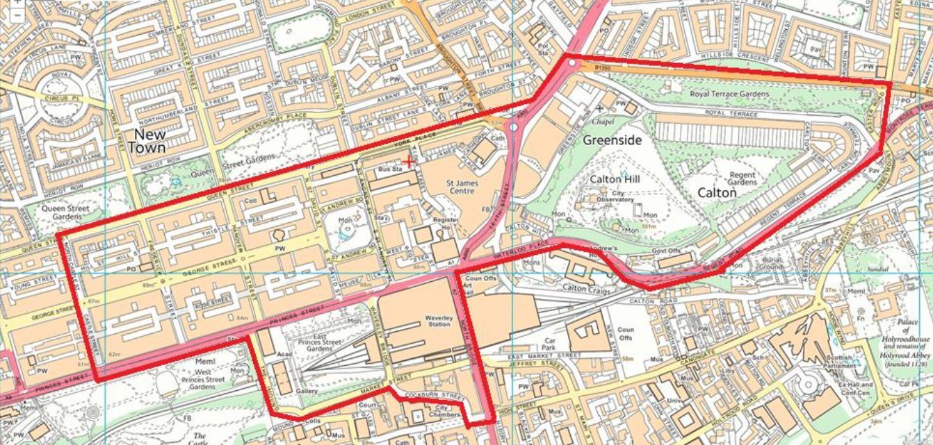 Dispersal Zones for police have been set up across Edinburgh ahead of Bonfire Night.