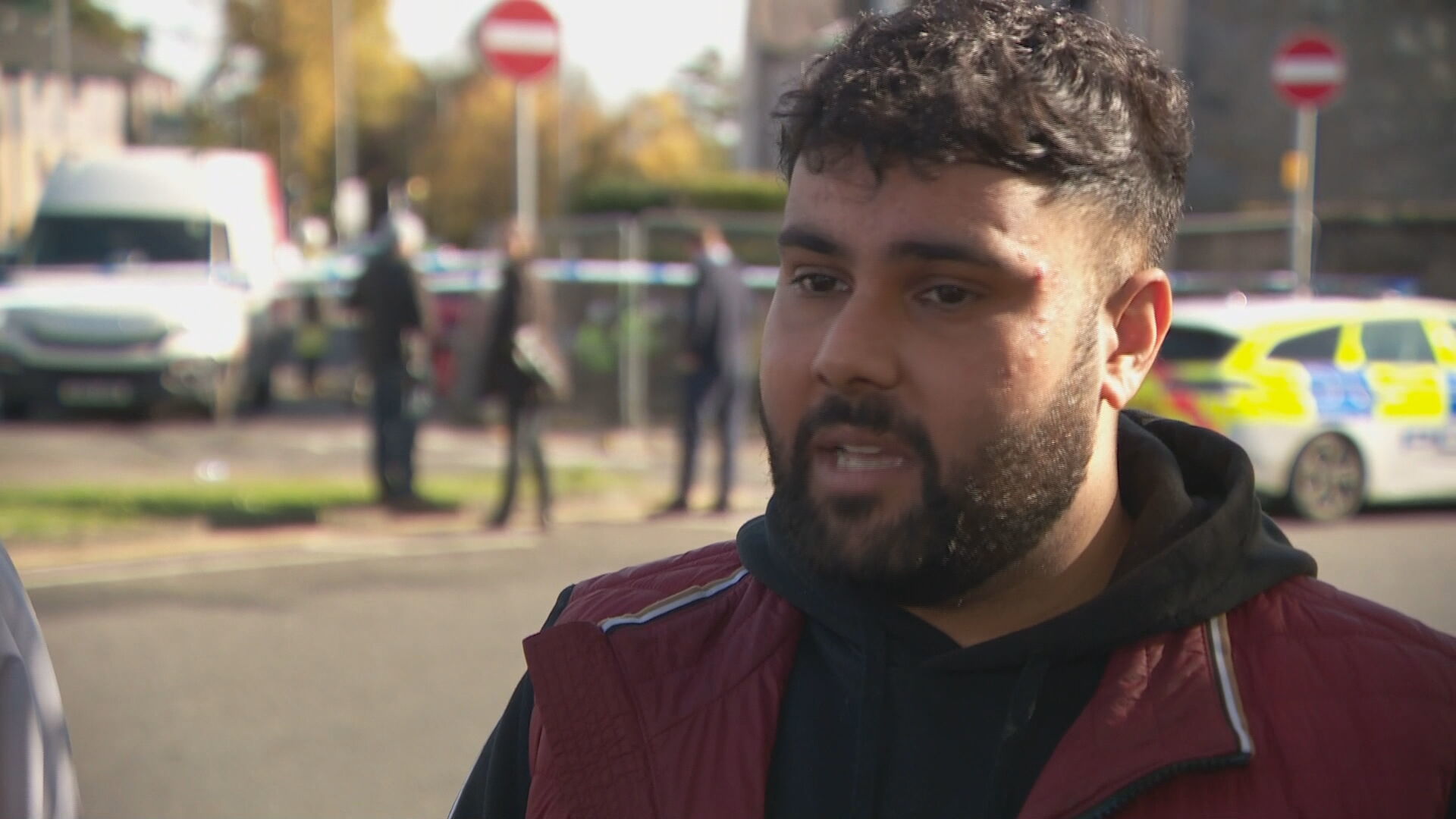 Gary Singh raced to help local residents after hearing the explosion from a nearby restaurant 