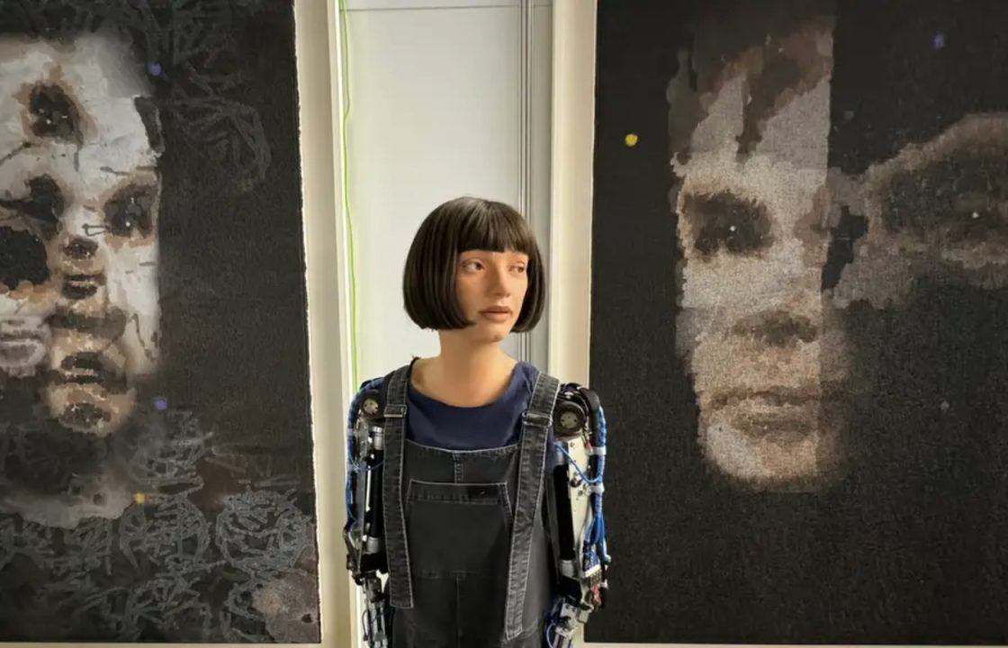 Robot artist Ai-Da to make history as portrait of Alan Turing goes to auction