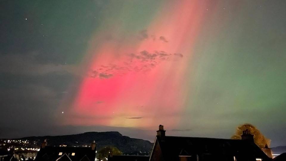 The Aurora Borealis above Perth