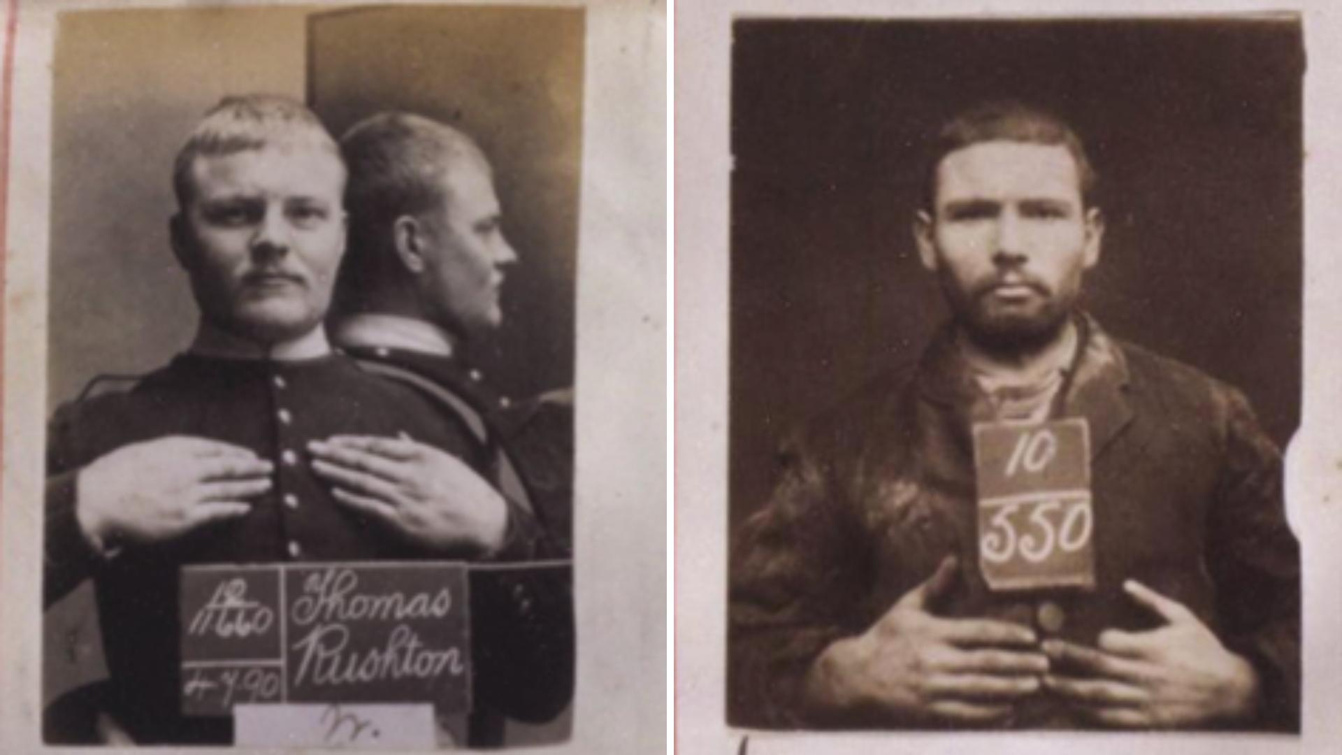 Thomas Rushton and Thomas Hynes - two other prisoners documented at Barlinnie.