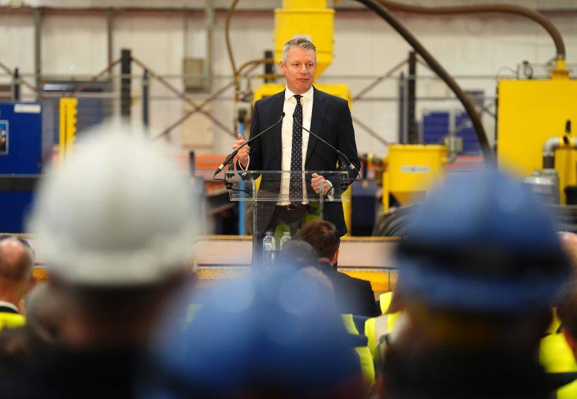 Steel Cut In ‘milestone’ Moment For Royal Navy Warship Programme | STV News