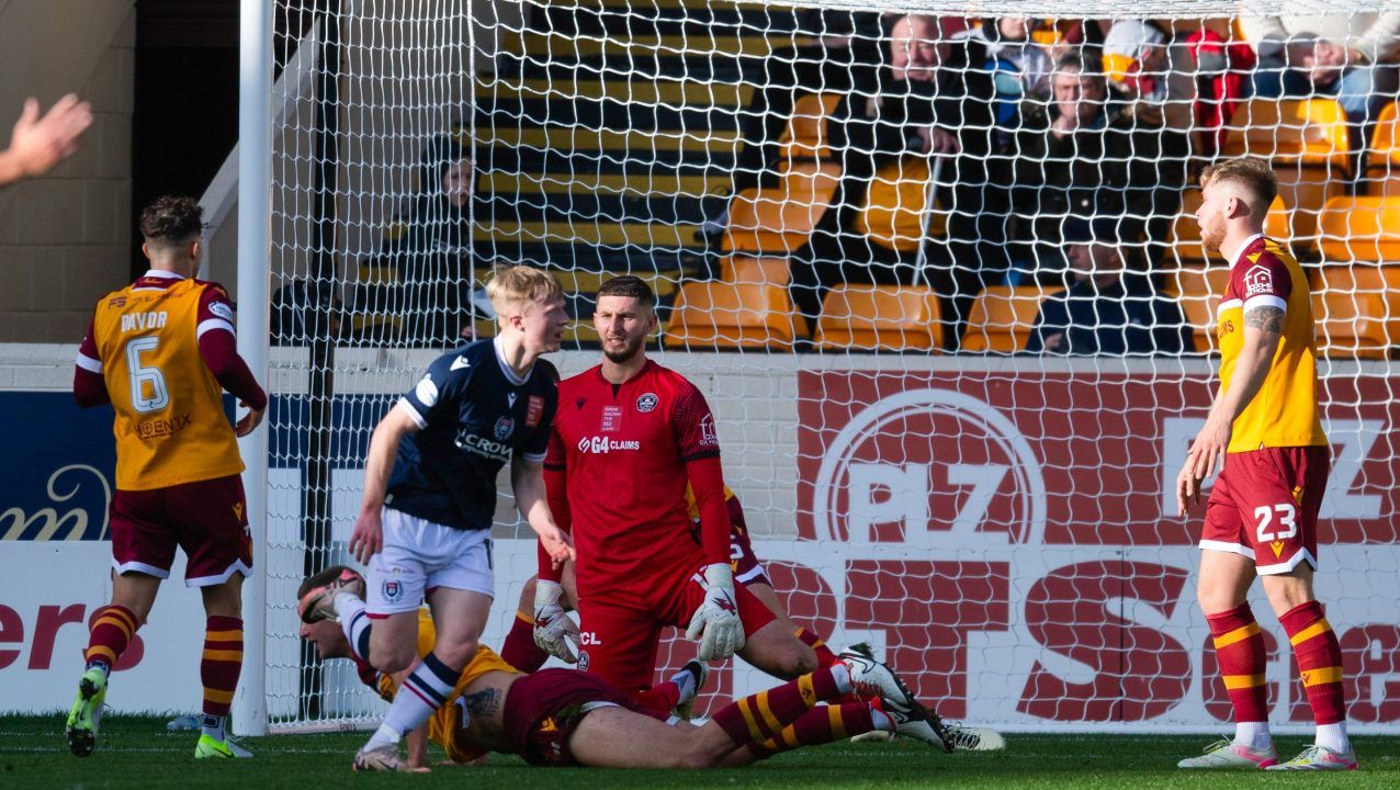 Lyall Cameron ends Dundee’s winless streak with victory at Motherwell