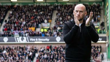 David Gray says late defensive lapse denied Hibs ‘deserved’ derby win